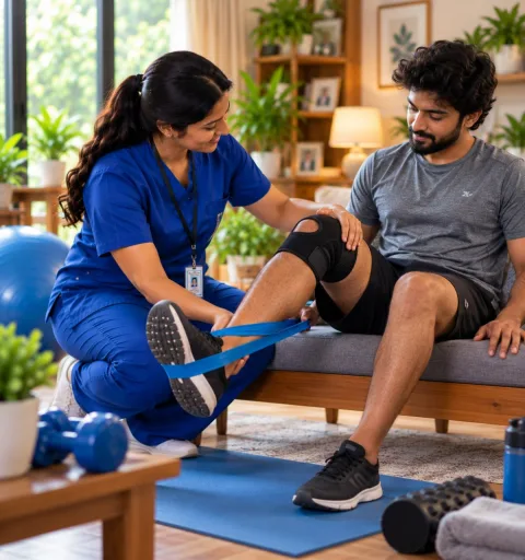 Sports Injury Physiotherapy at home in Bangalore | Medca Healthcare